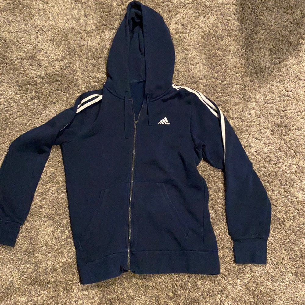 Dark Blue Adidas  sweatshirt